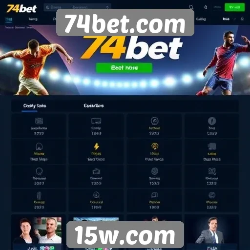 Análise de recursos disponíveis no 74bet.com