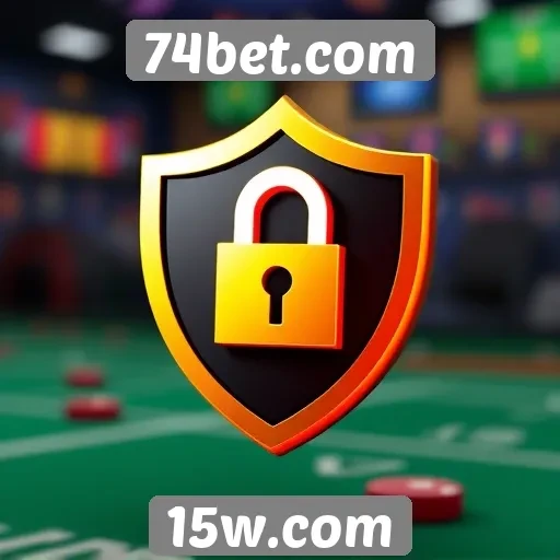 Recursos de segurança disponíveis no site 74bet.com