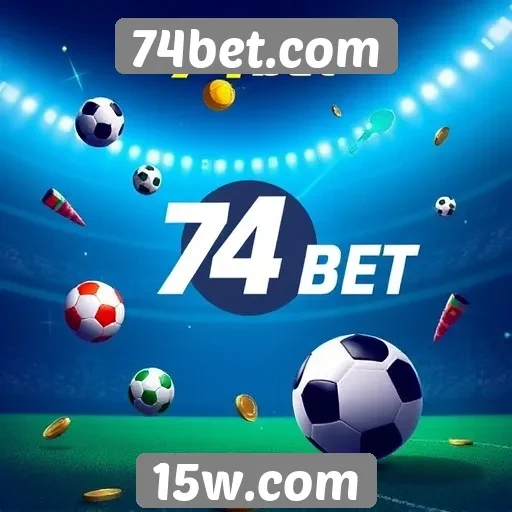 Variedade de jogos disponíveis no site 74bet.com
